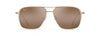 [Hcl® Bronze Lenses, Satin Gold Frame]