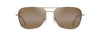 [Hcl® Bronze Lenses, Shiny Light Gold With Red & Brown Frame]