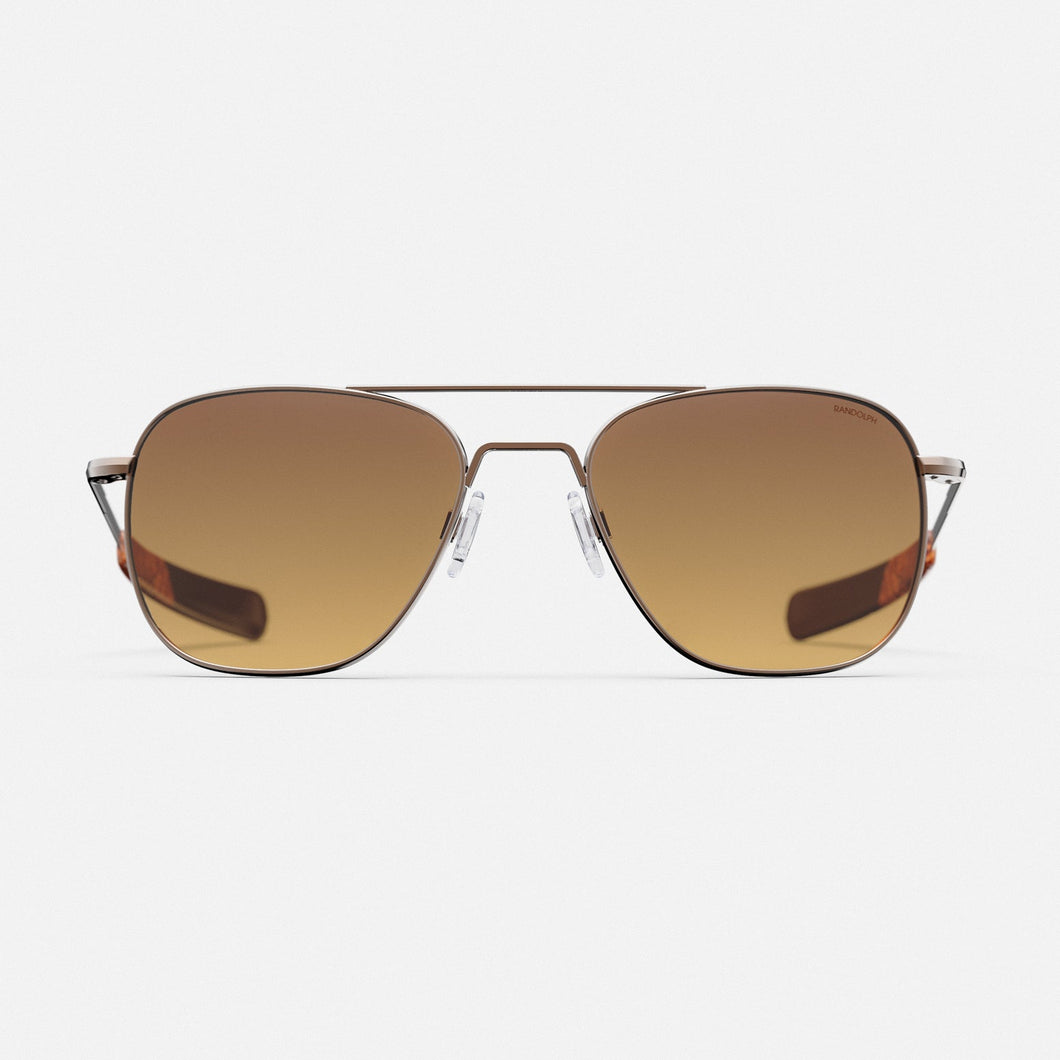 [22k Chocolate Gold & Polarized Nylon Cape Sand Gradient Lens]