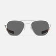 23k White Gold & Polarized Nylon American Gray Lens