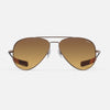 [22k Chocolate Gold & Polarized Nylon Cape Sand Gradient Lens]