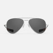 23k White Gold & Polarized Nylon American Gray Lens