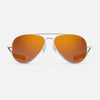 [23k White Gold & Semi-Polarized Nylon Gradient Sunset Rose Lens]