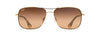 [Hcl® Bronze Lenses, Gold Frame]