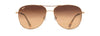 [Hcl® Bronze Lenses, Gold Frame]