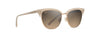 [Hcl® Bronze Lenses, Milky Almond With Gold Frame]