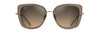 [Hcl® Bronze Lenses, Transparent Taupe With Gold Frame]