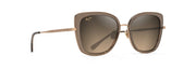 Hcl® Bronze Lenses, Transparent Taupe With Gold Frame