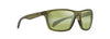 [Maui Ht™ Lenses, Matte Translucent Khaki Green Frame]