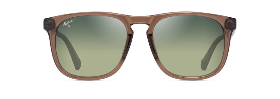 [Maui Ht™ Lenses, Shiny Trans Light Brown Frame]
