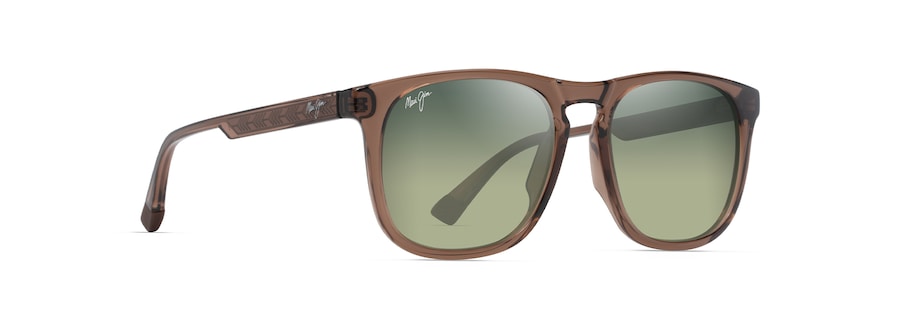 [Maui Ht™ Lenses, Shiny Trans Light Brown Frame]