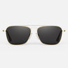 [23k Gold & American Gray Polarized Glass Lens]