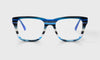 [10 - Blue Stripe Front with Blue Crystal Temples]