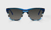 [10 - Blue Stripe Front with Blue Crystal Temples]