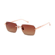 18k Rose Gold (Brown Gradient Lens)