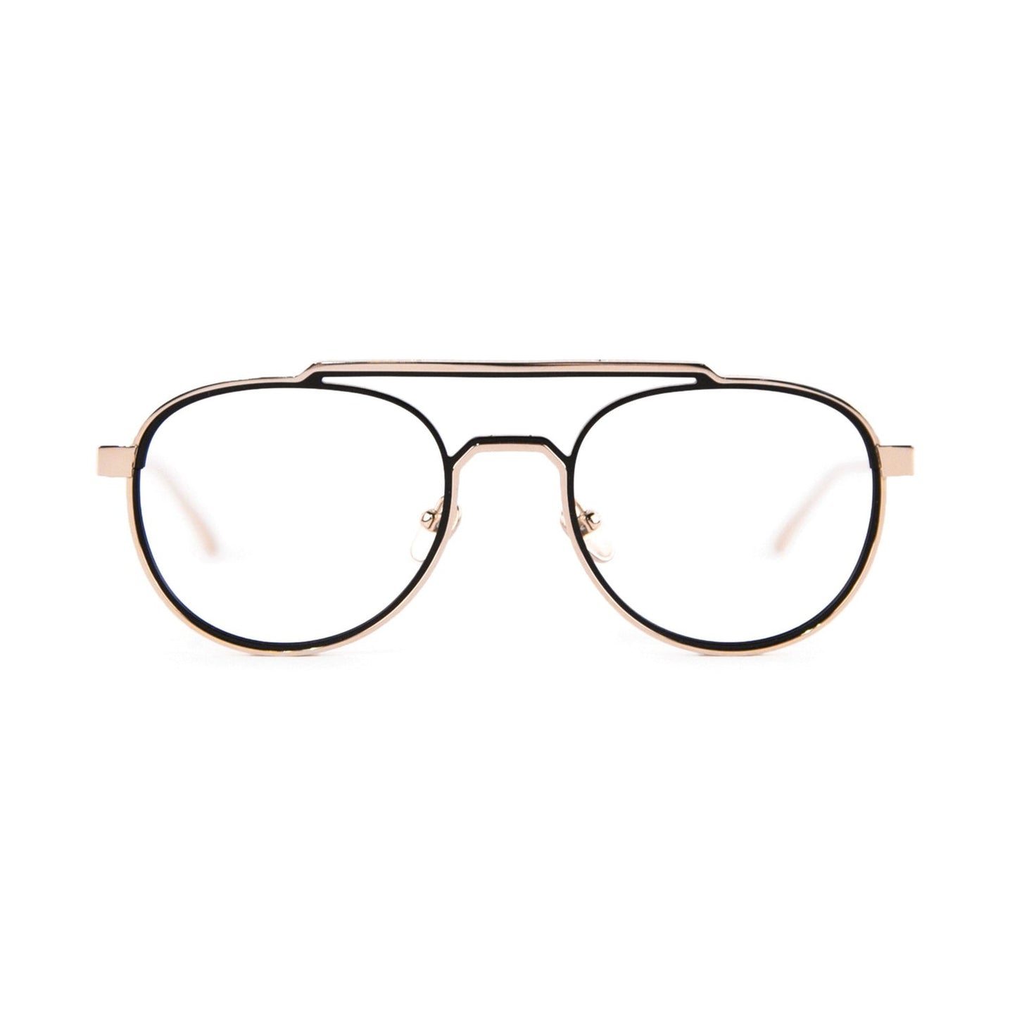 [18K Rose Gold / White]