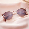 [22k Satin Chocolate Gold & Cape Sand Polarized Gradient Nylon Lens]