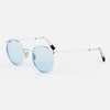 [23k White Gold & Blue Hydro Non-Polarized Glass Lens]