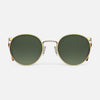 [23k Satin Gold & Evergreen Polarized Gradient Nylon Lens]