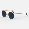 [22k Satin Rose Gold & Slate Polarized Gradient Nylon Lens]