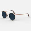 22k Satin Rose Gold & Slate Polarized Gradient Nylon Lens