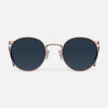 [22k Satin Rose Gold & Slate Polarized Gradient Nylon Lens]