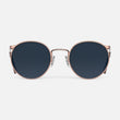 22k Satin Rose Gold & Slate Polarized Gradient Nylon Lens