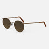 [22k Satin Chocolate Gold & Cape Sand Polarized Gradient Nylon Lens]