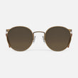 22k Satin Chocolate Gold & Cape Sand Polarized Gradient Nylon Lens