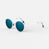 [23k White Gold & Cobalt Polarized Glass Lens]