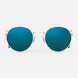 23k White Gold & Cobalt Polarized Glass Lens