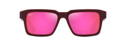 Maui Sunrise Lenses, Matte Burgundy Frame