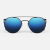 [Matte Black & Atlantic Blue Non-Polarized Mirror Nylon Lens]