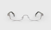 H1 - Matte Silver Front with Horn Temples