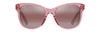 [Maui Rose® Lenses, Shiny Transparent Pink Frame]