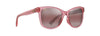 [Maui Rose® Lenses, Shiny Transparent Pink Frame]