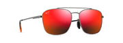 Hawaii Lava™ Lenses, Shiny Light Ruthenium Frame