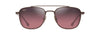 [Maui Rose® Lenses, Matte Brown Frame]