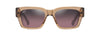 [Maui Rose® Lenses, Shiny Trans Light Tan Frame]