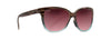 [Maui Rose® Lenses, Sandstone With Blue Frame]