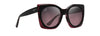 [Maui Rose® Lenses, Black Cherry With Raspberry Interior Frame]