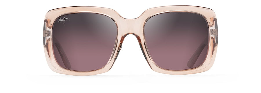 [Maui Rose® Lenses, Transparent Pink Frame]