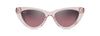 [Maui Rose® Lenses, Translucent Light Pink Frame]