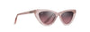 [Maui Rose® Lenses, Translucent Light Pink Frame]