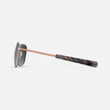 22k Satin Rose Gold & Slate Polarized Gradient Nylon Lens