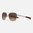 22k Satin Chocolate Gold & Cape Sand Polarized Gradient Nylon Lens