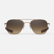 22k Satin Chocolate Gold & Cape Sand Polarized Gradient Nylon Lens