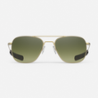 23k Satin Gold & Evergreen Polarized Gradient Nylon Lens