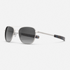 [Satin Silver & Coastal Gray Polarized Gradient Nylon Lens]