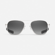 Satin Silver & Coastal Gray Polarized Gradient Nylon Lens